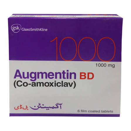 AUGMENTIN BD 1G TAB 12S