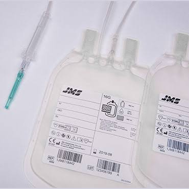 BLOOD BAG DOUBLE 500ML JMS