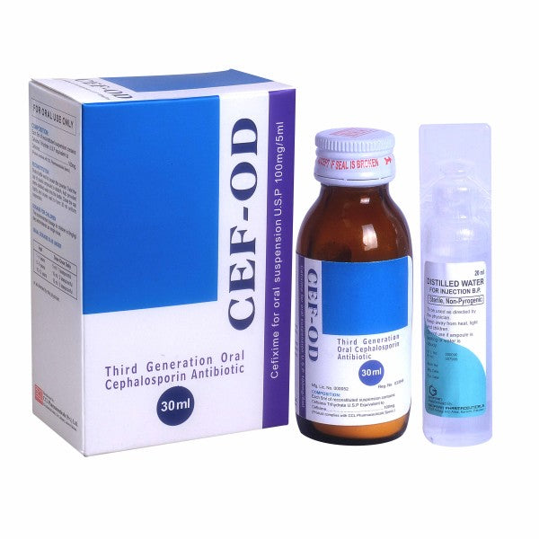 CEF OD 100MG SYP 30ML
