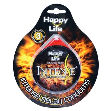 CONDOM HAPPY LIFE (INTENSE DELAY) 3S
