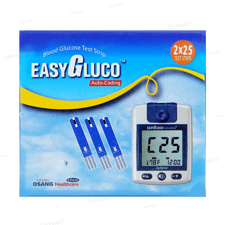 EASY GLUCO STRIP 50S