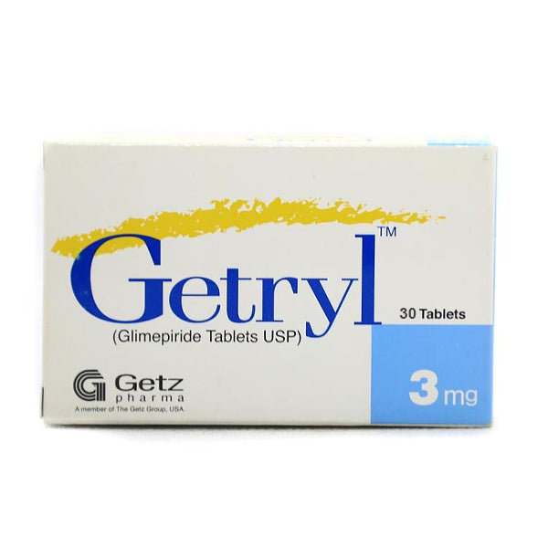 GETRYL 3MG TAB 30S