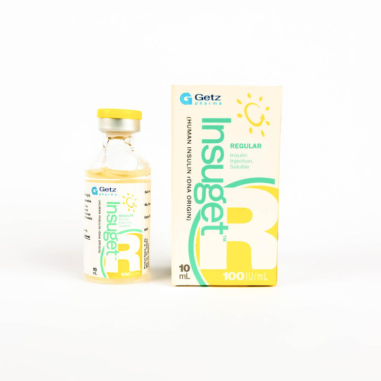 INSUGET R 100IU INJ