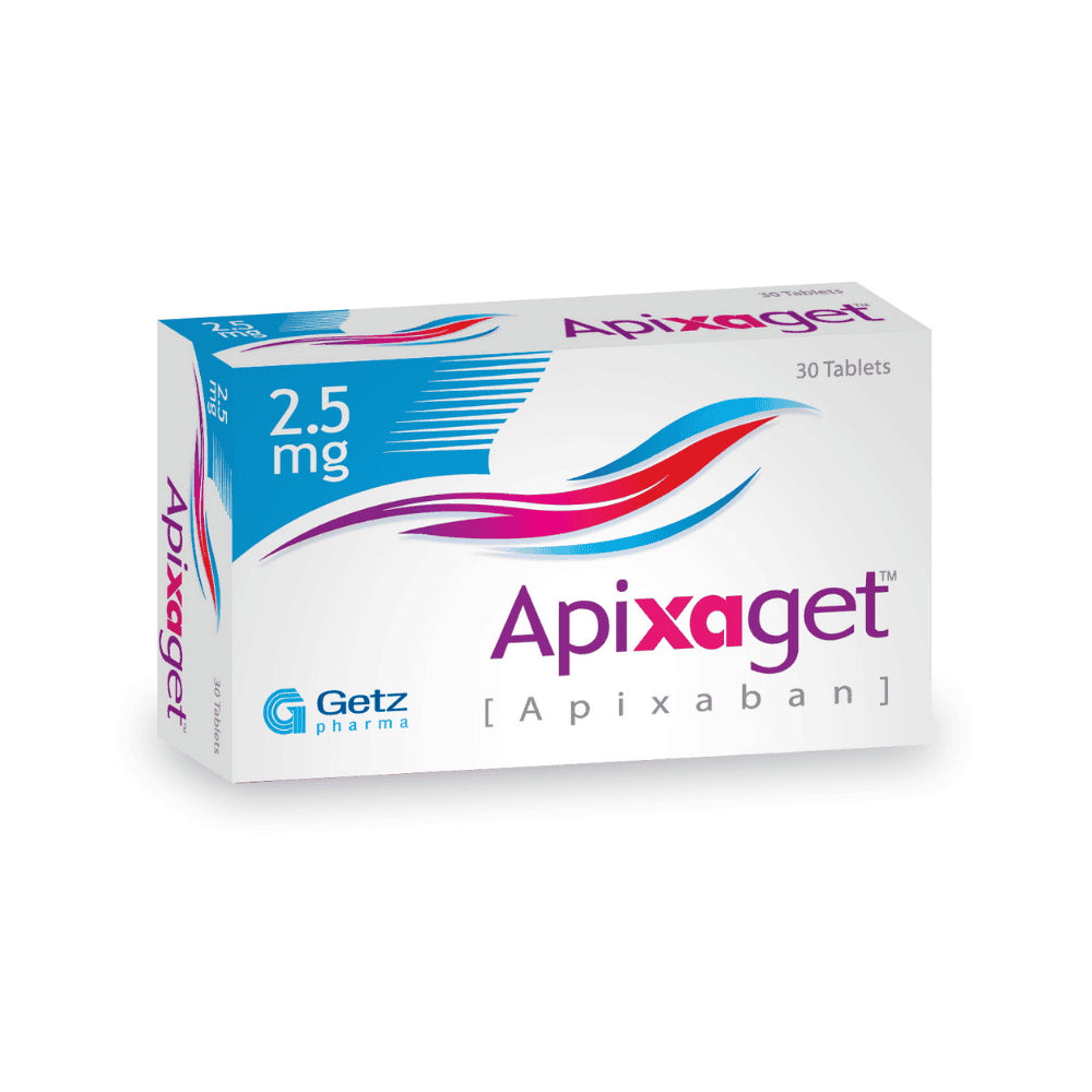 APIXAGET 2.5MG TAB