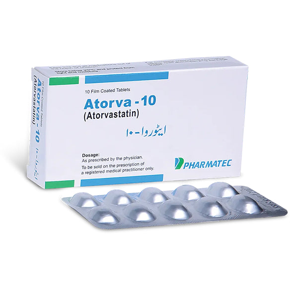 ATORVA 10MG TAB 20S