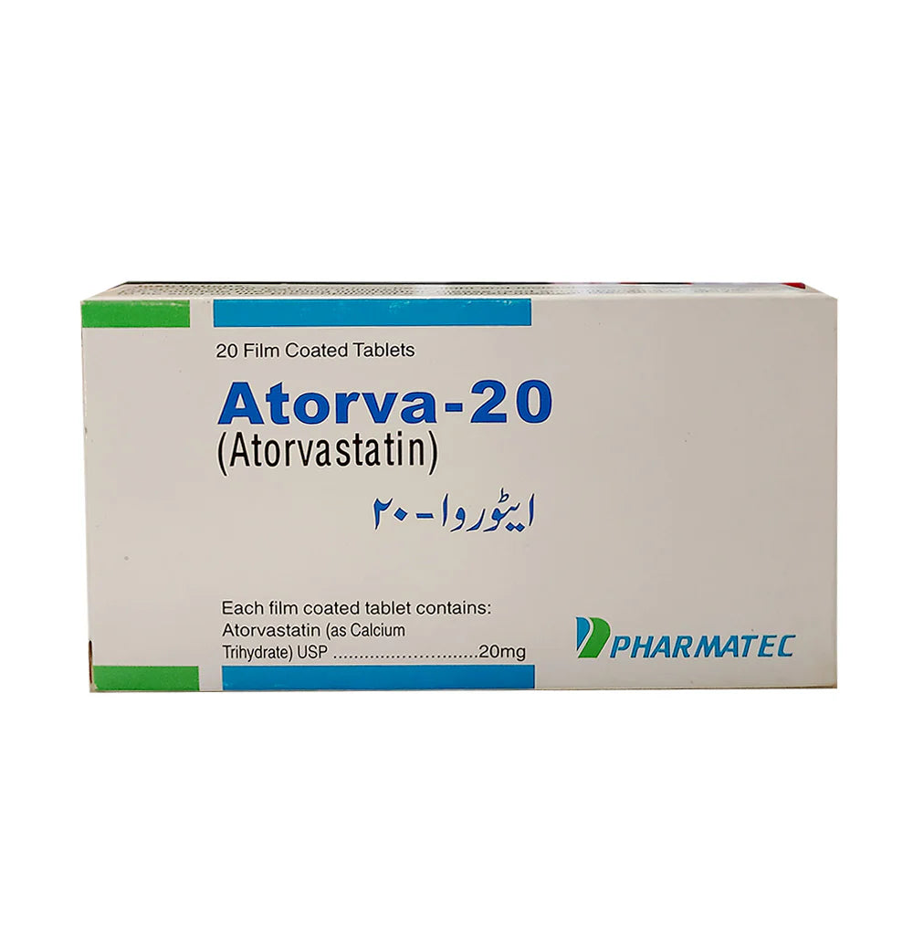 ATORVA 20MG TAB 20S
