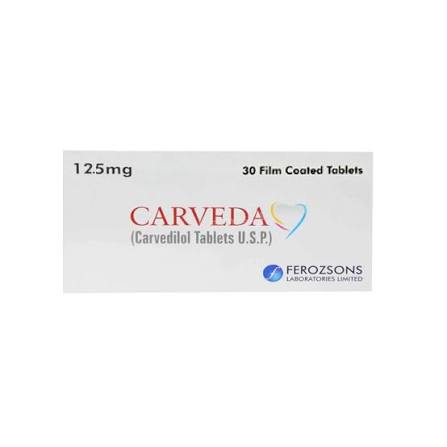 CARVEDA 25MG TABS