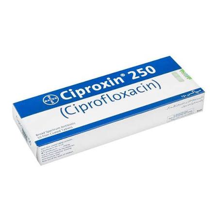 CIPROXIN BAYER 250MG TAB