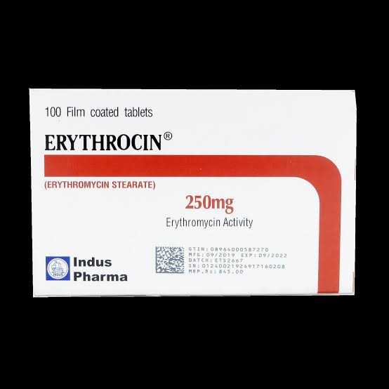 ERYTHROCIN 250MG TAB