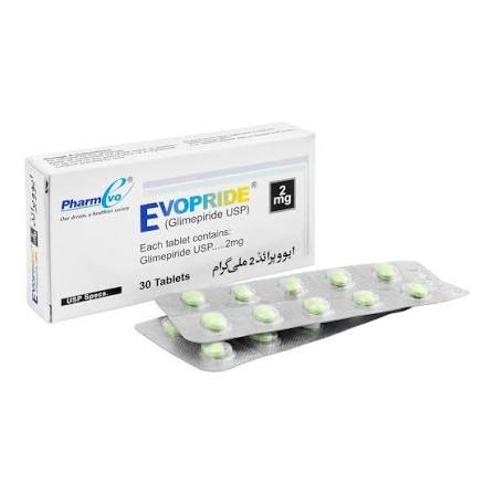EVOPRIDE 2MG TAB 30S