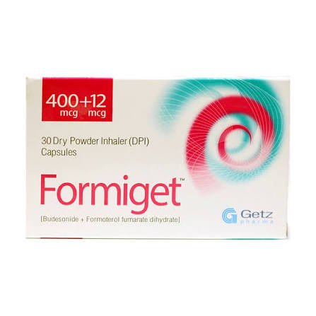 FORMIGET 400/12MCG CAP