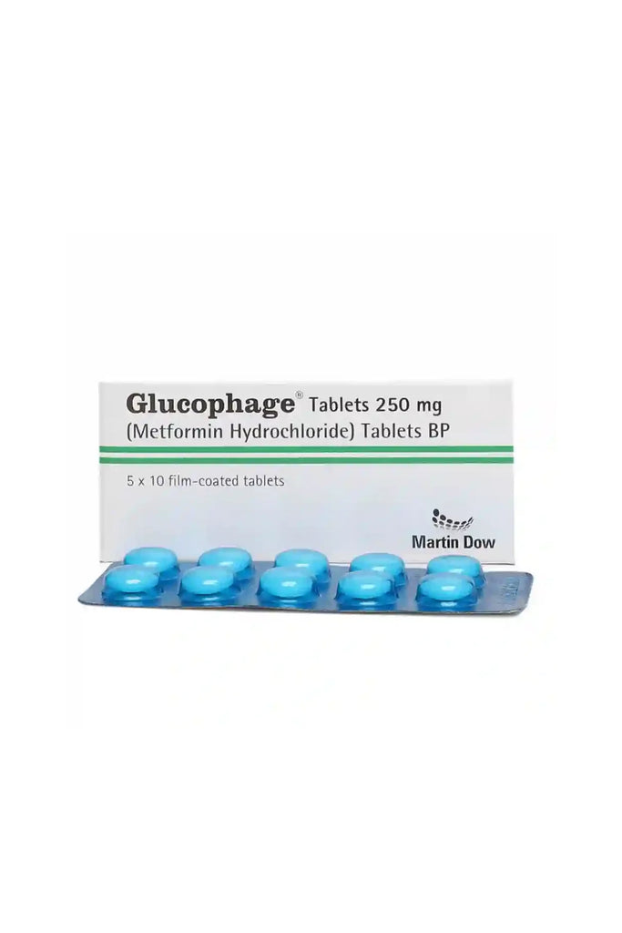 GLUCOPHAGE 250MG TAB