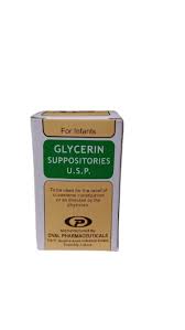GLYCERINE INFANT SUPPS (OVAL /  APPROX)