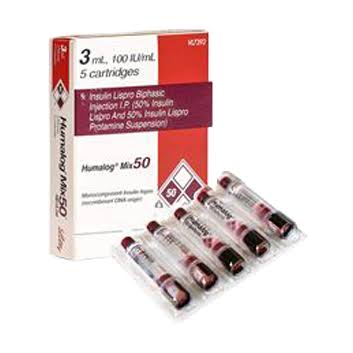 HUMALOG 50 CARTEG