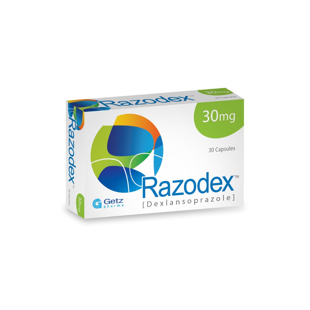 RAZODEX 30MG CAP