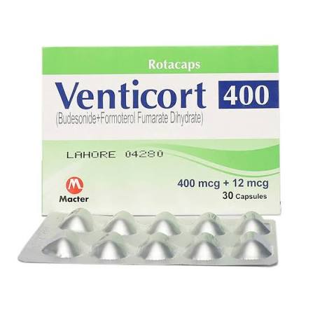 VENTICORT 400MCG CAP