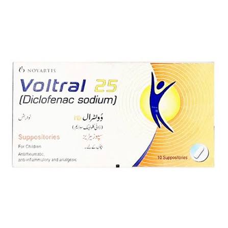 VOLTRAL SUPP  25MG