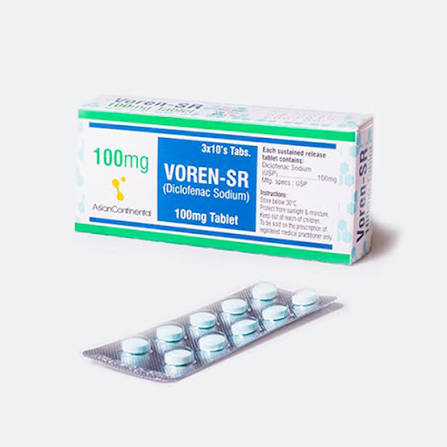VOREN SR 100MG TAB