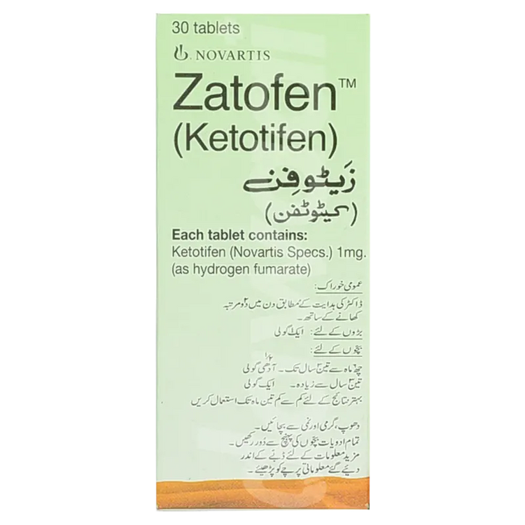 ZATOFEN 1MG TAB