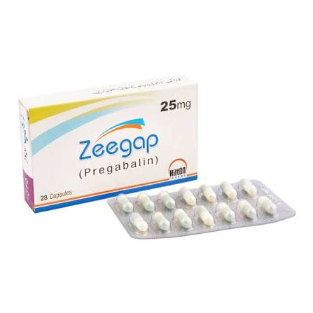 ZEEGAP 25 MG CAP 28S